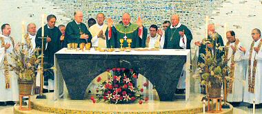 photo of Year of the Eucharist closing Mass in Monona